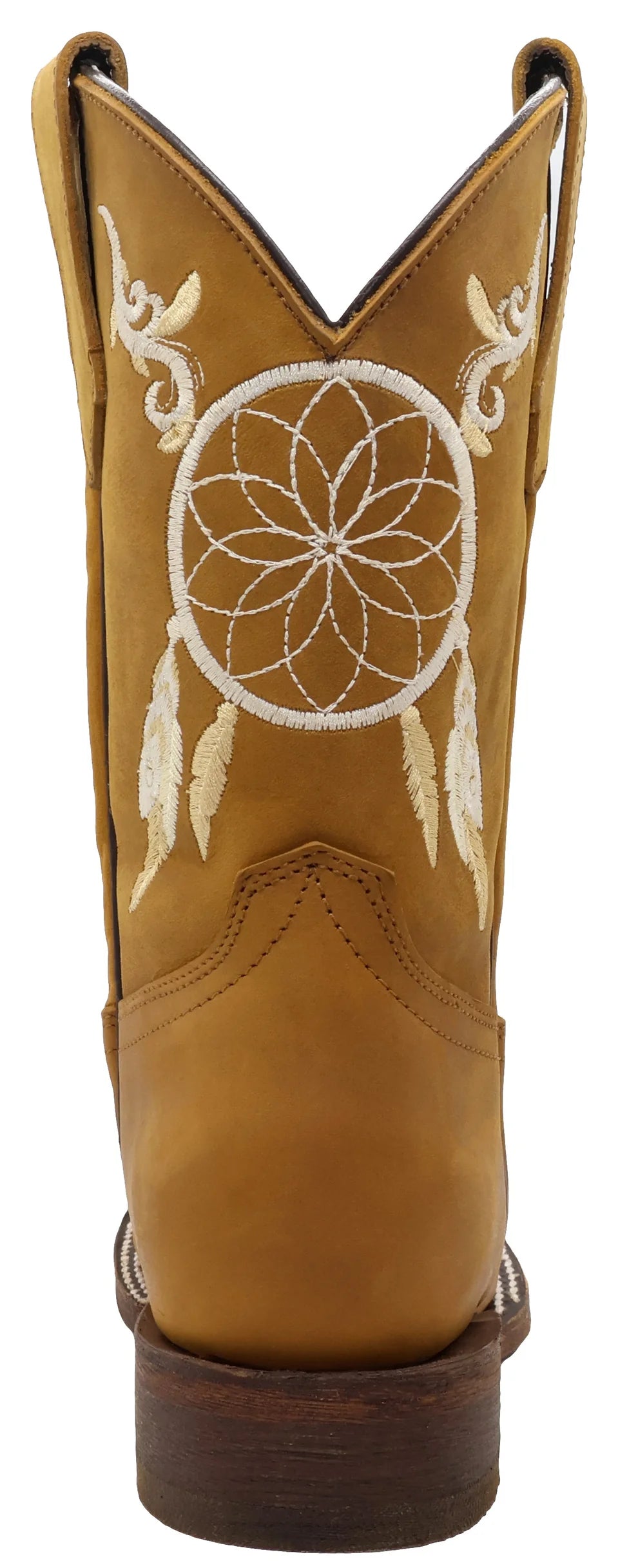 Women´s Silverton Dreamcatcher All Leather Wide Square Toe Boots-Honey