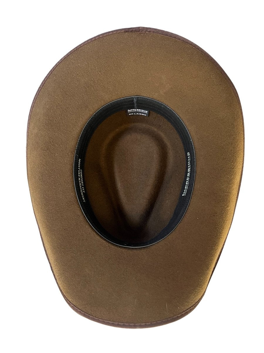 DURANGO STAMPEDE BROWN 5X WOOL - OriginalWestern.com