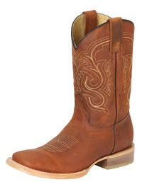 El General 100 Años El General Men's Cowboy Boot–Cognac 43537 - OriginalWestern.com