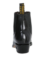 El General Ankle Cowboy Boot by El General – Black Cameleon 181 - OriginalWestern.com
