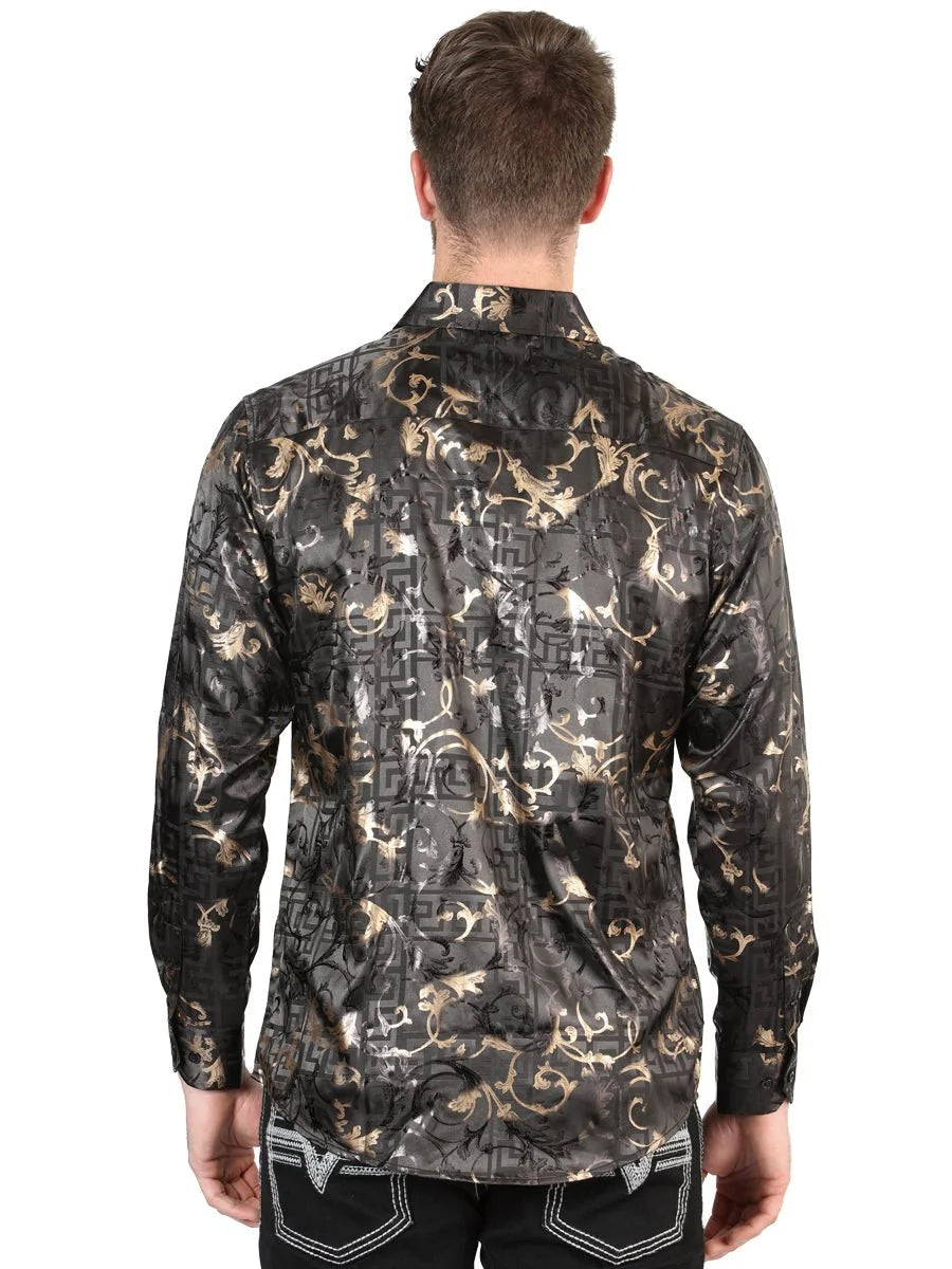 The General Black Casual Long-Sleeve Shirt 44593