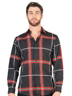 El General Black Casual Long-Sleeve Shirt 44605 - OriginalWestern.com