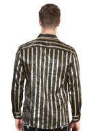 El General - Black/Gold Casual Long-Sleeve Shirt 44554