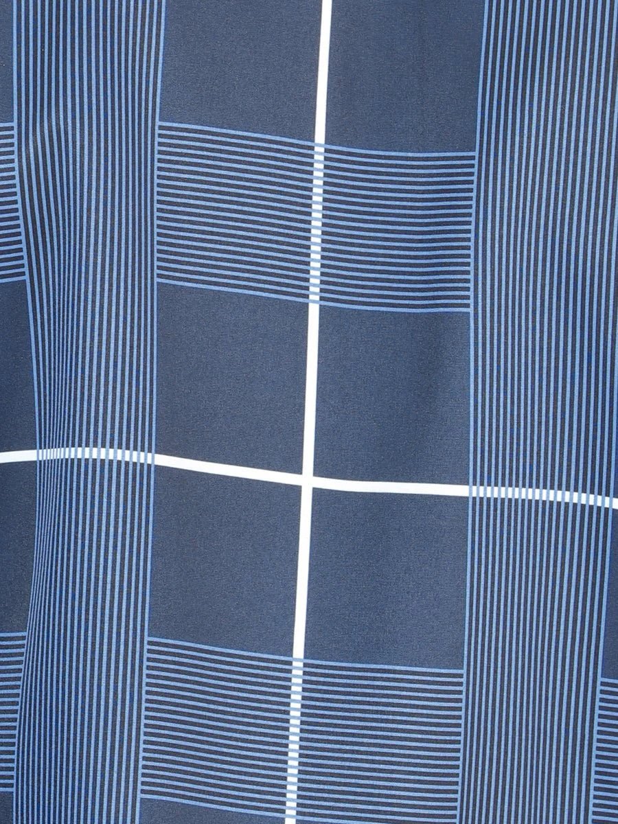 El General - Blue Casual Long-Sleeve Shirt 44600 - OriginalWestern.com