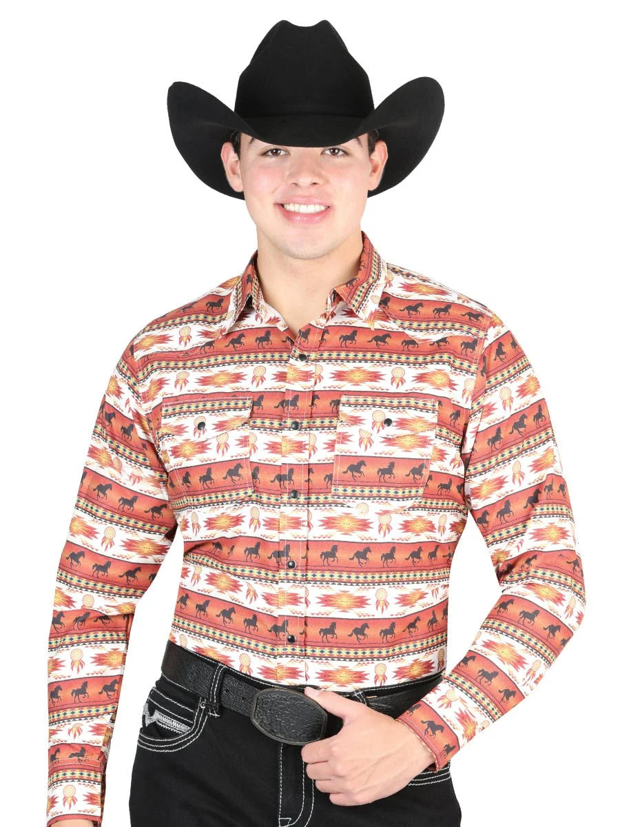 General Western Shirt - Brick 44315