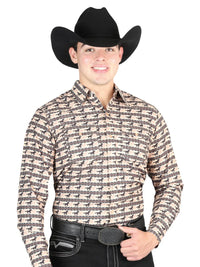 General Brick Western Shirt - Beige 44329