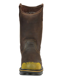 El General Buffalo & Bull Men's Work Boots – Brown/Yellow 123031 - OriginalWestern.com