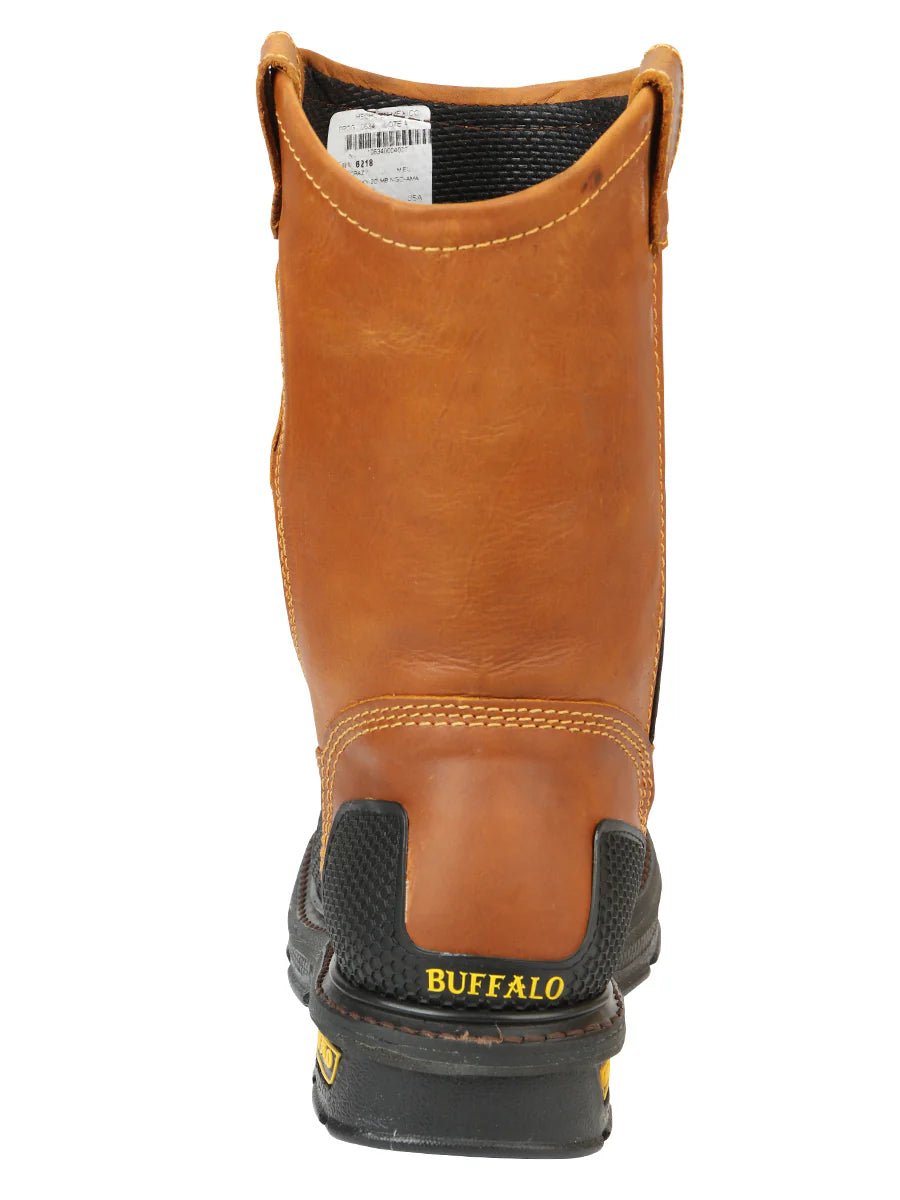 El General Buffalo & Bull Men's Work Boots– Honey 123029 - OriginalWestern.com