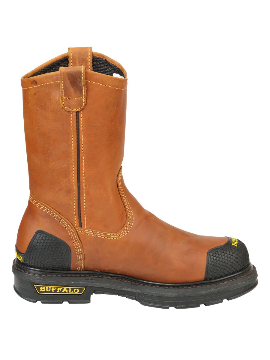 El General Buffalo & Bull Men's Work Boots– Honey 123029 - OriginalWestern.com