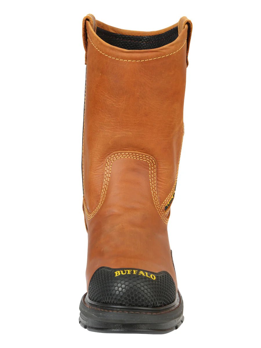 El General Buffalo & Bull Men's Work Boots– Honey 123029 - OriginalWestern.com