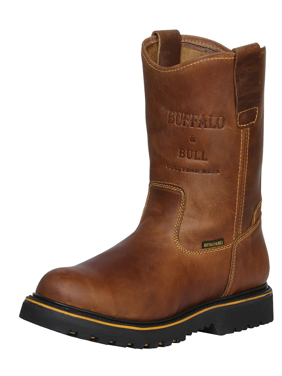 El General Buffalo & Bull Men's Work Boots– Tang 123028 - OriginalWestern.com