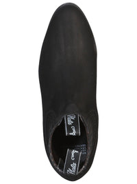 El General Canelo Charro Boot–Nobuck Black 3663 - OriginalWestern.com