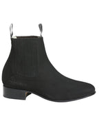 El General Canelo Charro Boot–Nobuck Black 3663 - OriginalWestern.com