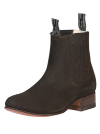 El General Canelo Charro Boot–Nobuck Brown 34291 - OriginalWestern.com