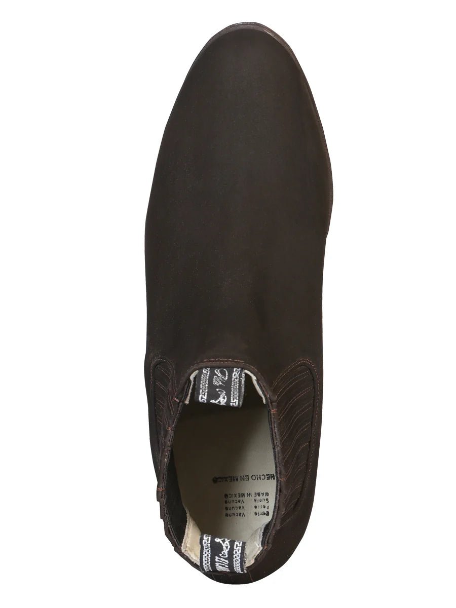 El General Canelo Charro Boot–Nobuck Brown 34291 - OriginalWestern.com