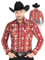 El General - Casual Long Sleeve Shirt - Red 44503