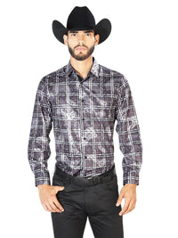 El General - Casual Long Sleeve Shirt - Black 43848 - OriginalWestern.com