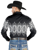 El General - Casual Long Sleeve Shirt -Black 44451