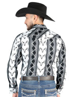 El General - Casual Long Sleeve Shirt - Black 44491