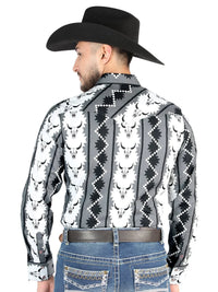 El General - Casual Long Sleeve Shirt - Black 44491