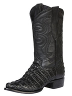 El General Cowboy Boot El Señor de los Cielos–Caiman–Black 40842 - OriginalWestern.com