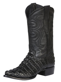 El General Cowboy Boot El Señor de los Cielos–Caiman–Black 40842 - OriginalWestern.com