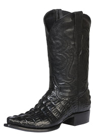 El General Cowboy Boot El Señor de los Cielos–Caiman Black 40854 - OriginalWestern.com