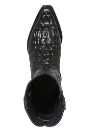 El General Cowboy Boot El Señor de los Cielos–Caiman Black 40854 - OriginalWestern.com