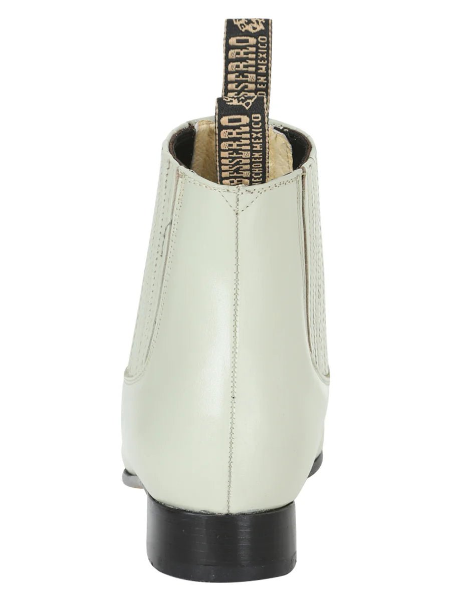 El General El Besserro Charro Boot –Leather Bone 201 - OriginalWestern.com
