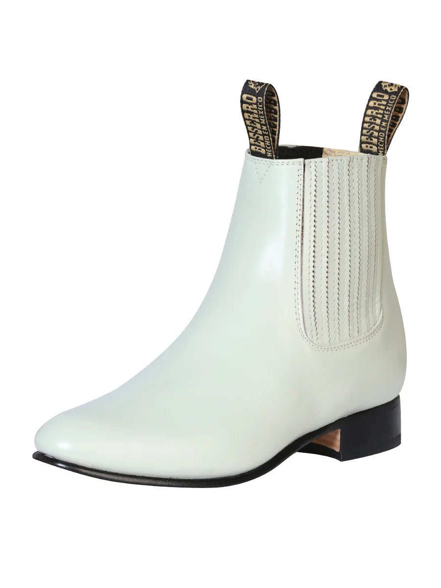 El General El Besserro Charro Boot –Leather Bone 201 - OriginalWestern.com