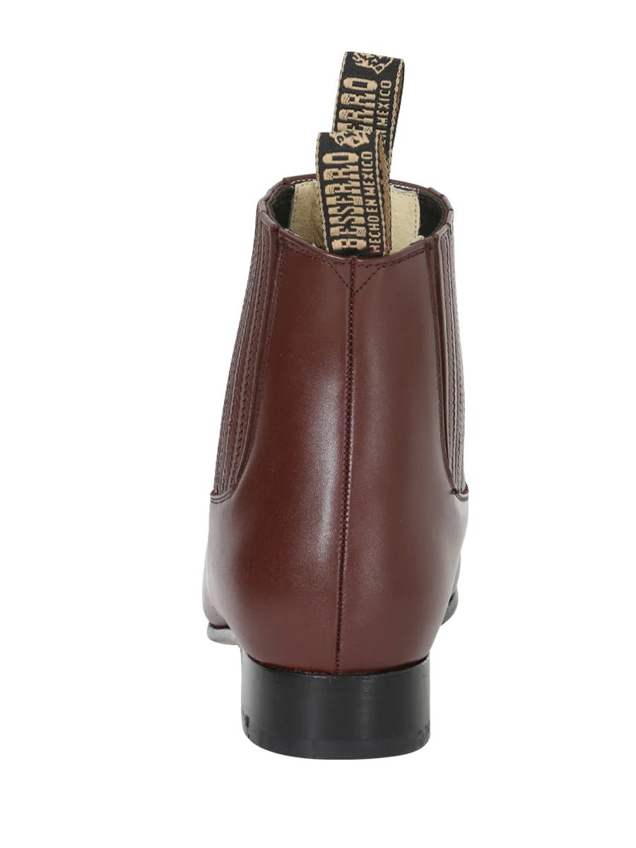 El General El Besserro Charro Boot–Leather Wine 202 - OriginalWestern.com