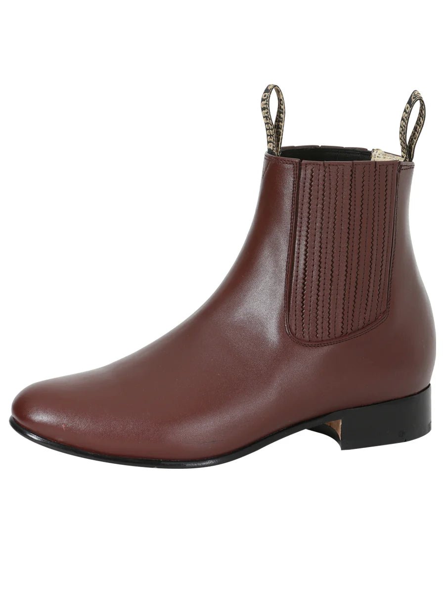 El General El Besserro Charro Boot–Leather Wine 202 - OriginalWestern.com