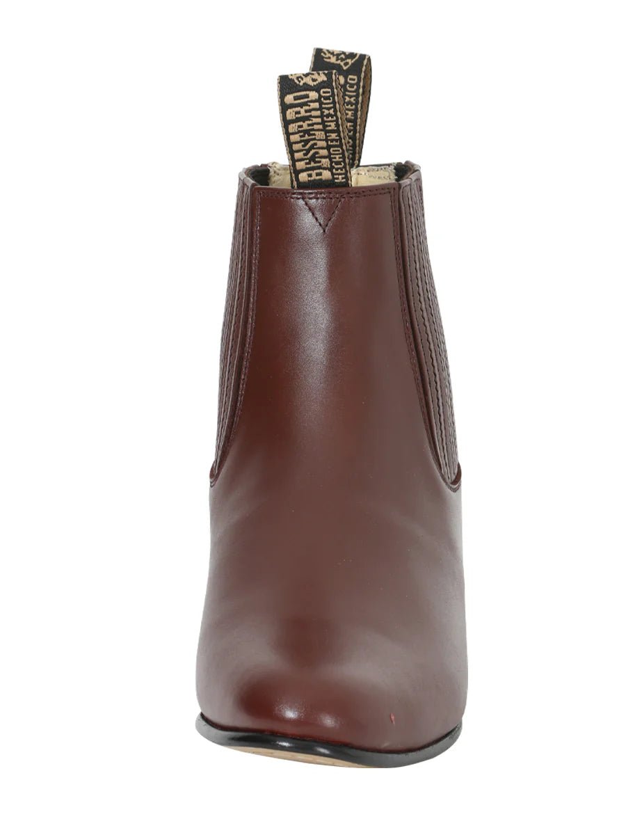 El General El Besserro Charro Boot–Leather Wine 202 - OriginalWestern.com