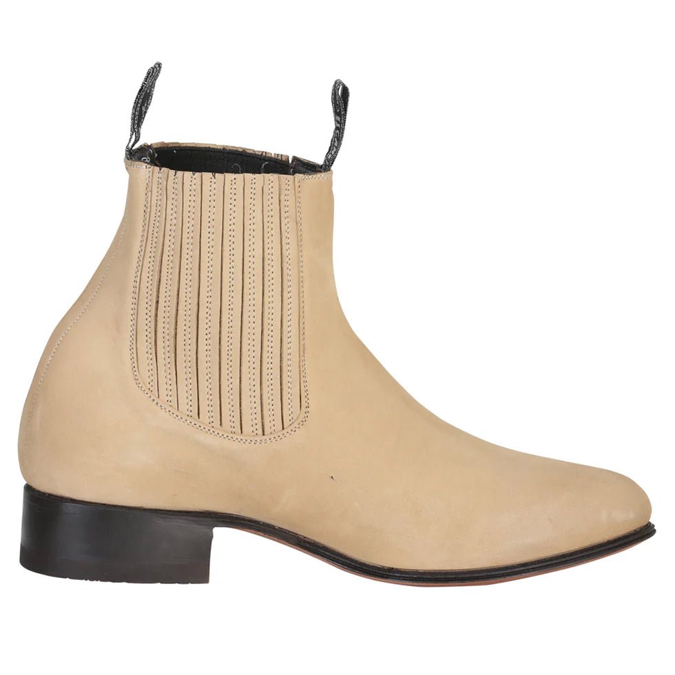 El General El Canelo Charro Ankle Boot–Atlas Sand 228 - OriginalWestern.com