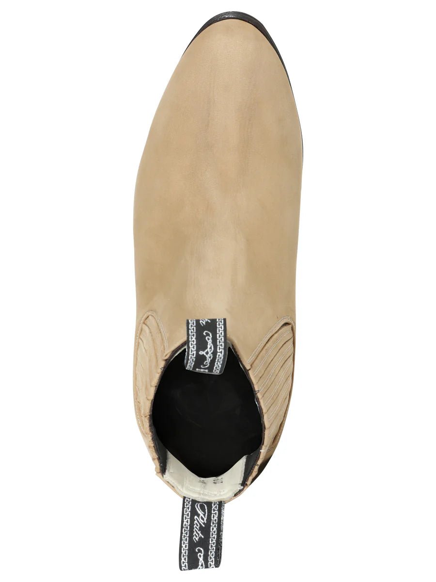 El General El Canelo Charro Ankle Boot–Atlas Sand 228 - OriginalWestern.com