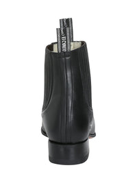 El General El Canelo Charro Ankle Boots–Atlas Black 232 - OriginalWestern.com