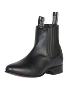 El General El Canelo Charro Ankle Boots–Atlas Black 232 - OriginalWestern.com