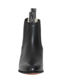 El General El Canelo Charro Ankle Boots–Atlas Black 232 - OriginalWestern.com