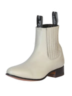 El General El Canelo Charro Ankle Boots–Oyster 233 - OriginalWestern.com