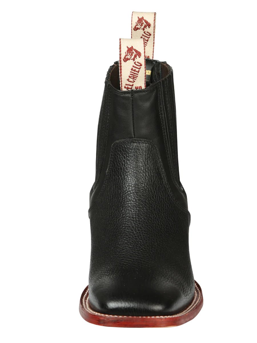 El General El Canelo Men's Ankle Boots–Caisson Black 45211 - OriginalWestern.com