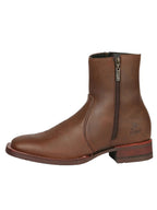 El General El Canelo Men's Ankle Boots–Crazy Leather Wood 45214 - OriginalWestern.com