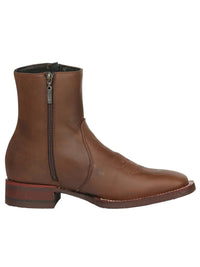 El General El Canelo Men's Ankle Boots–Crazy Leather Wood 45214 - OriginalWestern.com