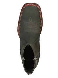El General El Canelo Men's Ankle Boots–Nobuck Gray 45213 - OriginalWestern.com