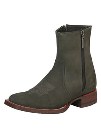 El General El Canelo Men's Ankle Boots–Nobuck Gray 45213 - OriginalWestern.com