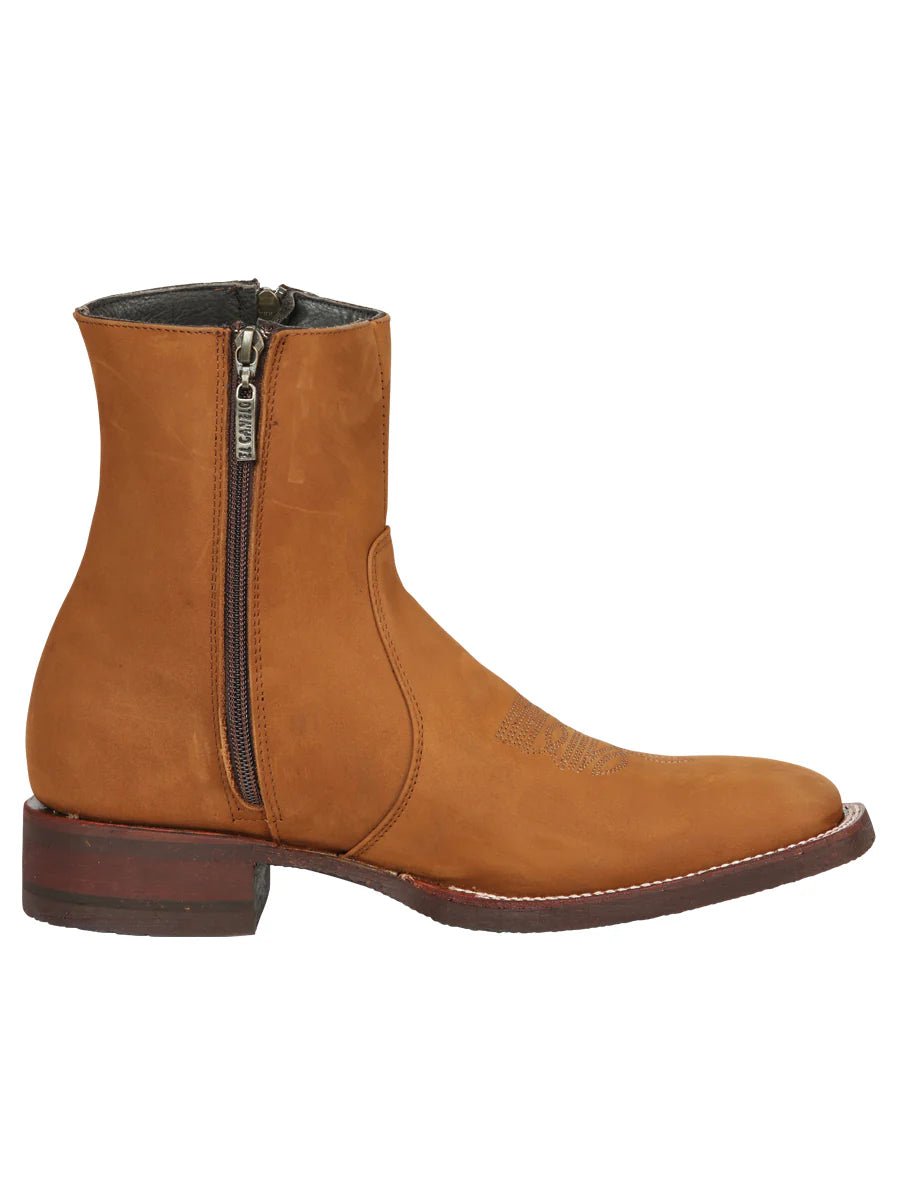 El General El Canelo Men's Ankle Boots–Nobuck Taupe 45212 - OriginalWestern.com