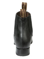 El General El Canelo Men's Charro Boots–Black 45758 - OriginalWestern.com