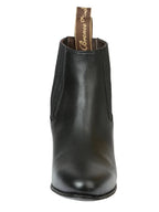 El General El Canelo Men's Charro Boots–Black 45758 - OriginalWestern.com