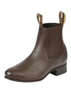 El General El Canelo Men's Charro Boots–Brown 45757 - OriginalWestern.com