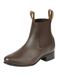 El General El Canelo Men's Charro Boots–Brown 45757 - OriginalWestern.com