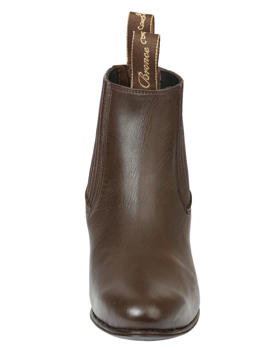 El General El Canelo Men's Charro Boots–Brown 45757 - OriginalWestern.com